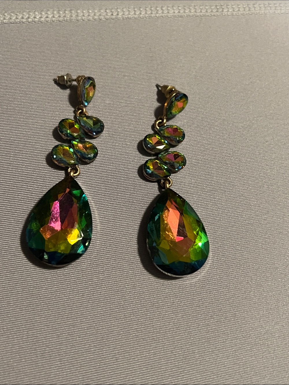 Multicolor Teardrop Dangle Earrings - Women Jewelry